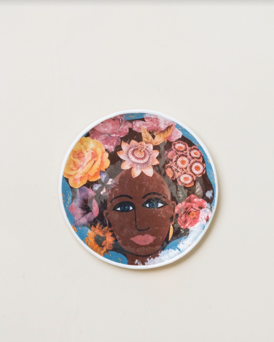 Woman Plate Black